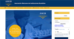 Desktop Screenshot of amib.com.mx